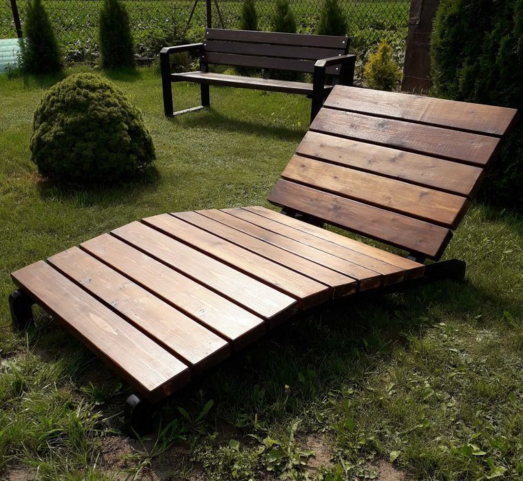 Leżak parkowy ogrodowy miejski AMO producent atest