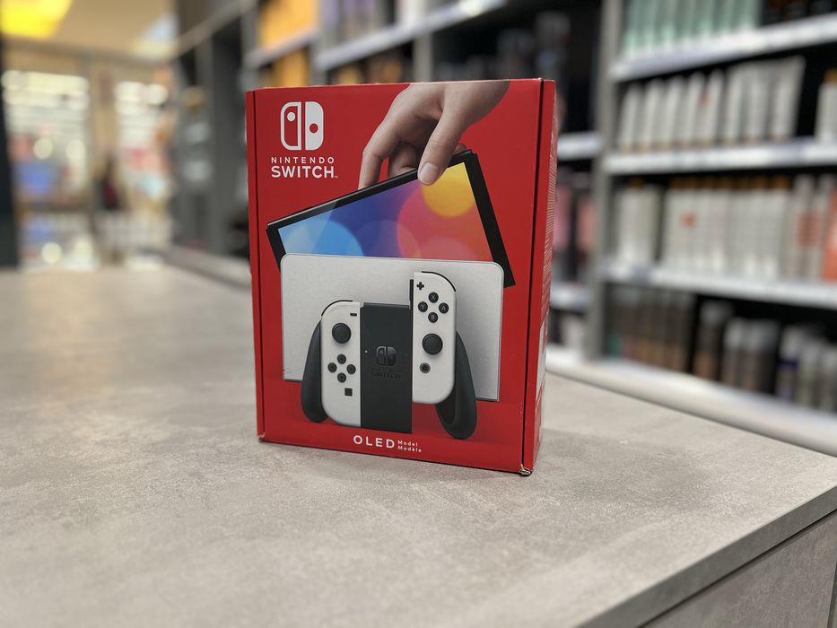 Jak nowa konsola Nintendo Switch Oled biala + gwarancja