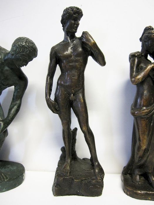 lindas pequenas esculturas em Bronze - reproduções -