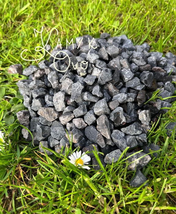 BAZALT Grys Kamień Bazaltowy, Kruszywo Ozdobne do Ogrodu i Parking!