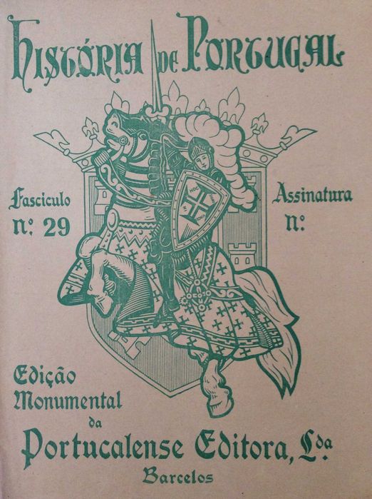 História de Portugal. Dirigida por Damião Peres 1928. Fascíc. 29