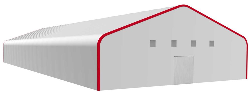 Ангар, каркасно-тентовий, збірно-розбірний, 30х80 м.