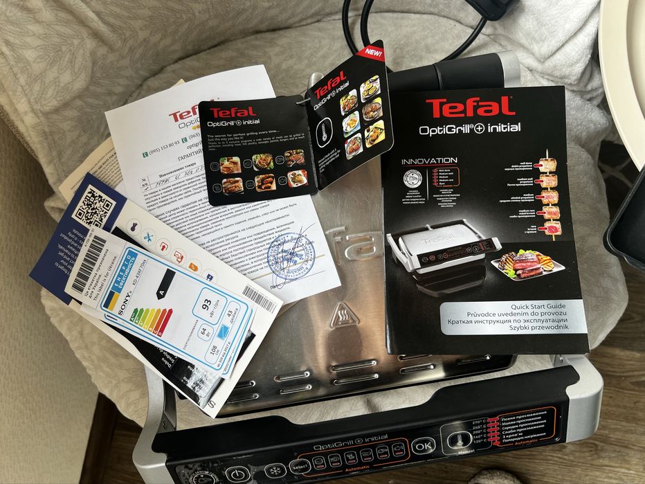 Гриль Tefal OptiGrill+ Initial