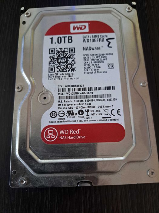 Dysk twardy WD RED 1TB NETWare WD10EFRX
