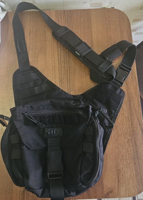 Сумка-кобура тактична оперативна плечова 5.11 Tactical PUSH Pack Black