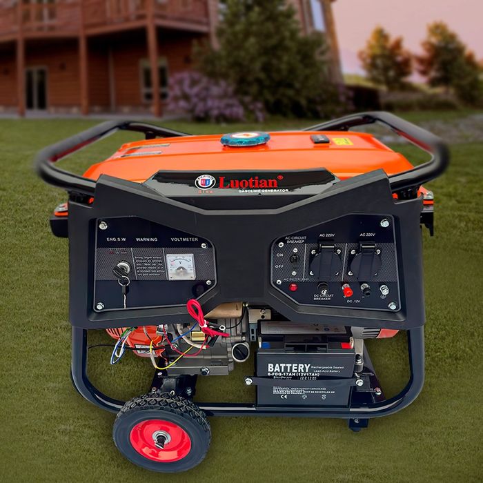Бензиновий генератор мідна обмотка, однофазний LUOTIAN 6500, 6,5 кВт