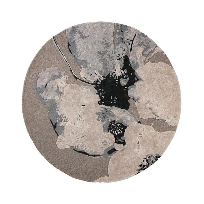 Dywan okrągły AYTM FLOREO 200 cm beż