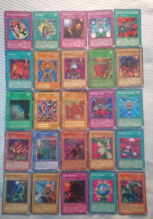 64 cartas YU-GI-OH de 1996