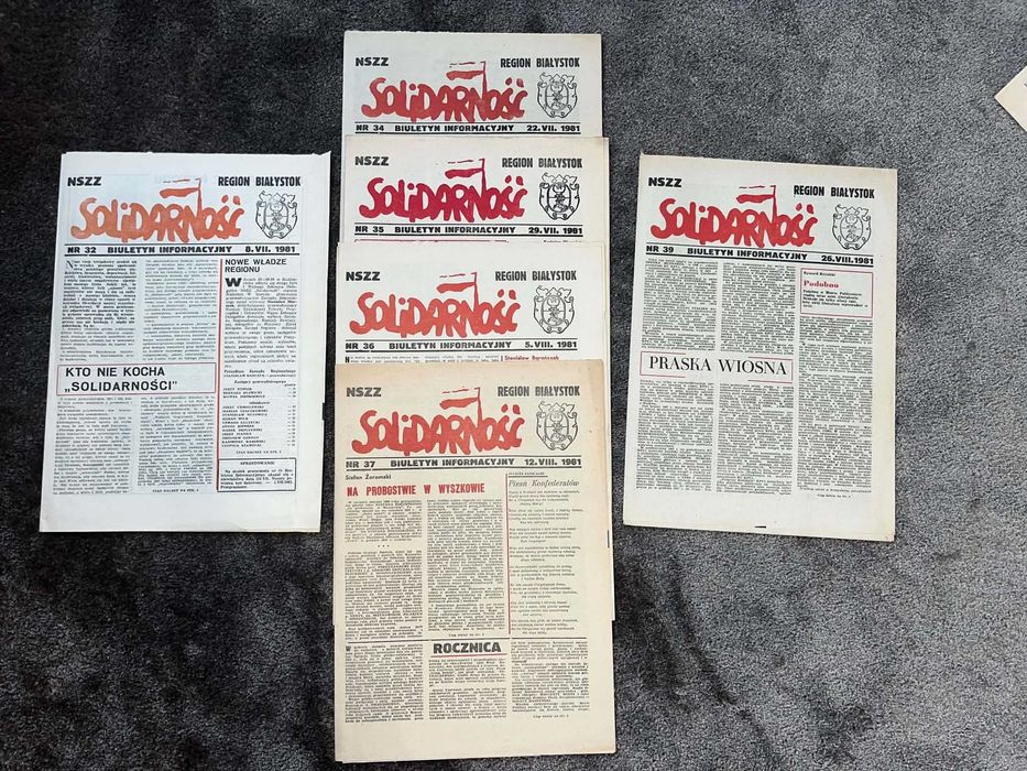 Biuletyn SOLIDARNOŚĆ gazeta 1981