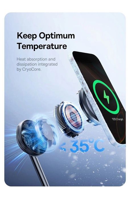 Бездротовий зарядний пристрій Baseus EnerFill FS41 3 in 1 22.5W