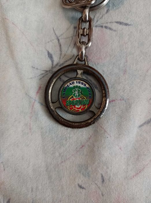 porta-chaves emblema sporting