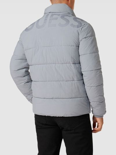 Kurtka pikowana jasnoszara bez kaptura Guess XL