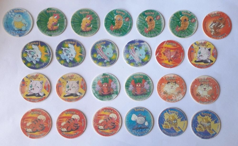 Pokemon Tazos attack / ataque 2 - venda à unidade