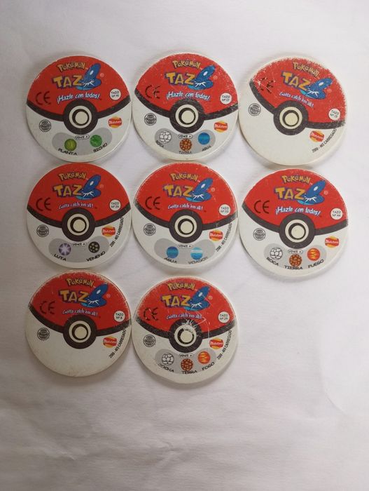 Tazos Pokémon originais Matutano