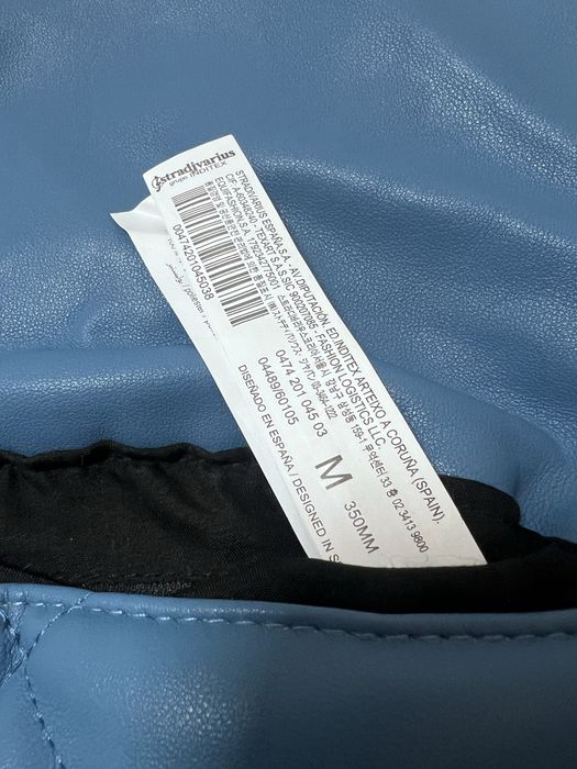 Сумка Stradivarius синя жіноча