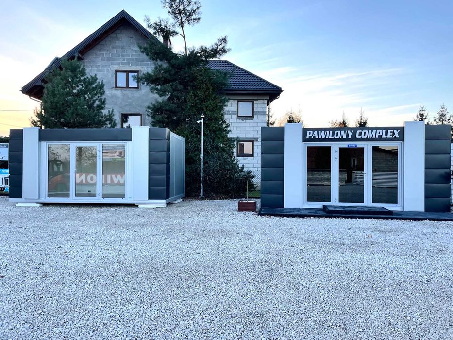 PAWILON Sklep Biuro | Poducent | płyta wrstwowa Nowoczesny pawilon Transport - Więcej