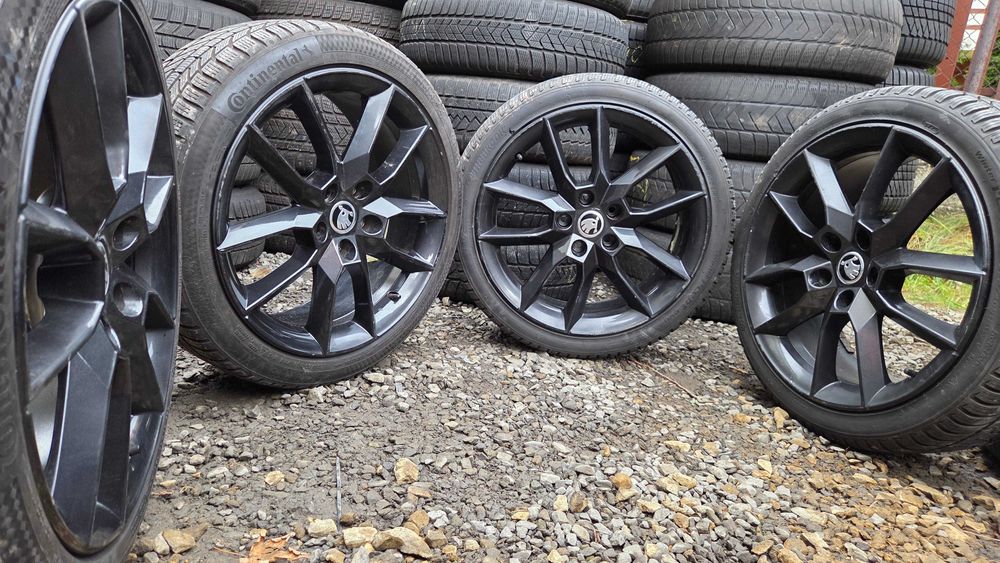 Koła Skoda Octavia Superb Yeti VW Golf Jetta Touran Caddy Scirocco Seat Cupra Leon Altea Toledo Audi A3 18 cali ET51 5x112 Opony 225/40
