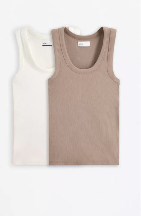 Майки Lefties молочна та кольору капучіно