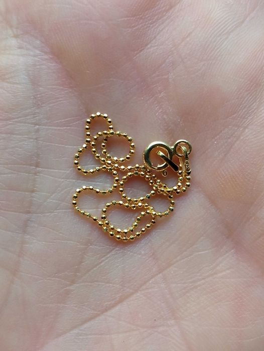 Srebrna bransoletka 18,5 cm Kuleczki 0,6 g Srebro 925