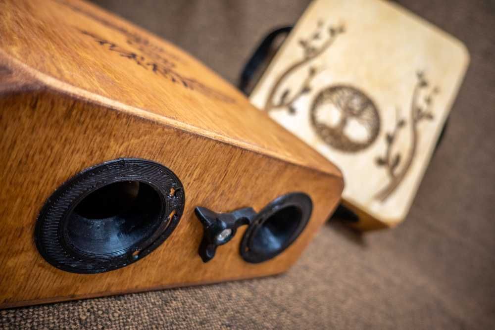 Міні кахон Travel Djem (бонго-кахон) барабан з машинкою | Рукоділля