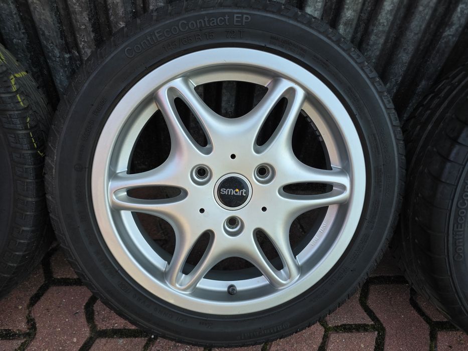 Felgi z oponami 145/65R15 Smart Fortwo 3x112,5  Roadster
