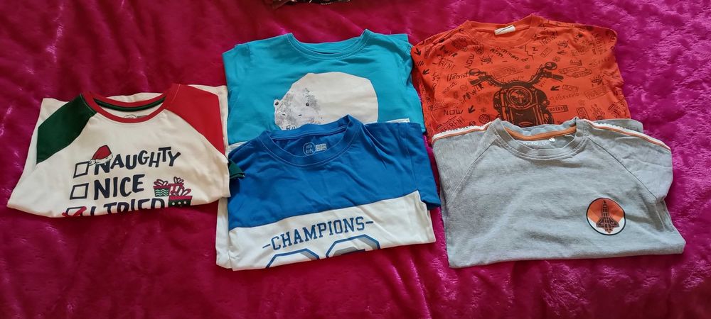 Mega paka ubranek dla chłopca 122/128