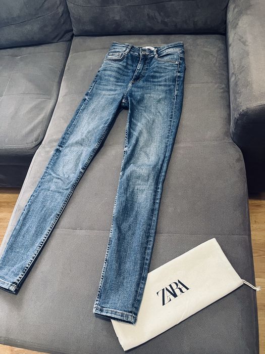 Jeansy rurki damskie rozm xs zara