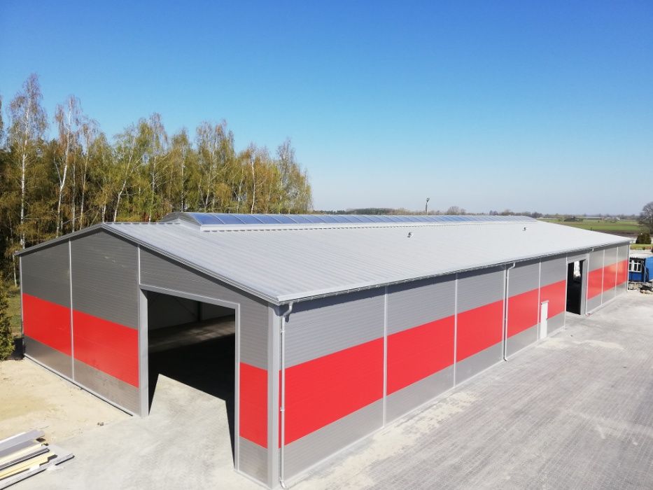 Hala magazynowa, stalowa 20x45x5m 900m2