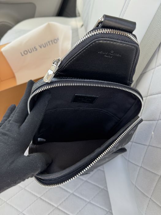 Чоловіча мужская сумка бананка слінг Louis Vuitton