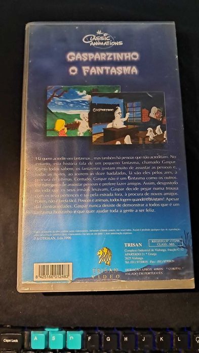 VHS Gasparzinho, o Fantasma (1996) Português Europeu