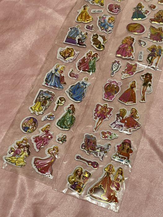 Вінкс наклейки наліпки winx barbie принцеси стікери bratz