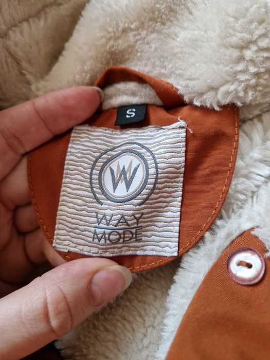 Zimowa ruda kurtka S