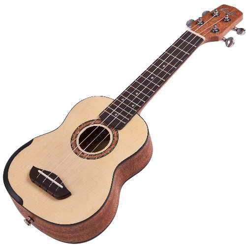 Laila UMC-2115-SM Solid Top ukulele sopranowe + super pokrowiec