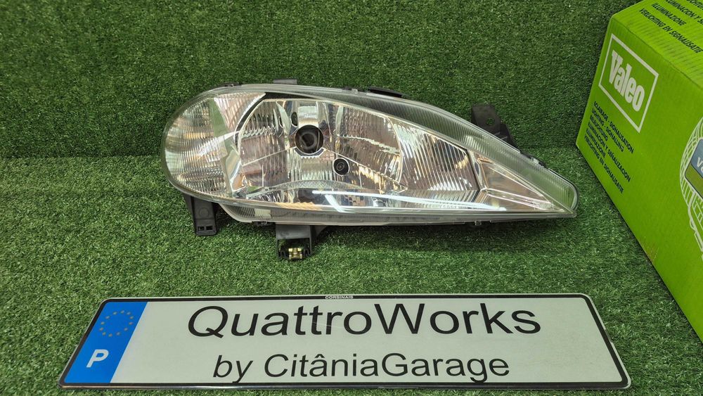 Otica Farol Frente Esquerdo Renault Megane I Phase 2 1999 a 2002 Ref. 087470 VALEO - NOVO