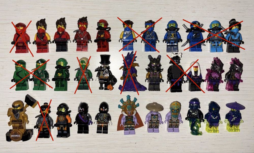 лего фигурки Ниндзяго