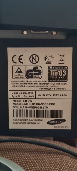 Монитор SAMSUNG 940nw