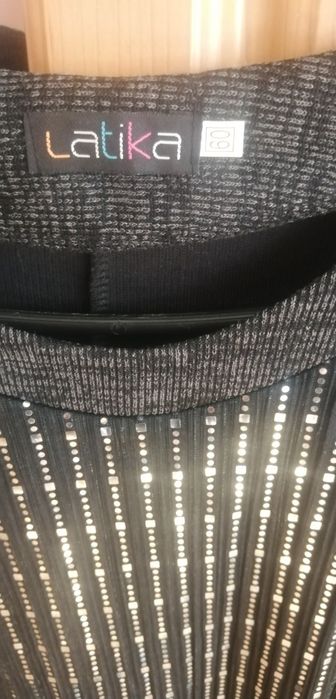 Жіноча сукня сірого кольору з блискавками 60 розмір