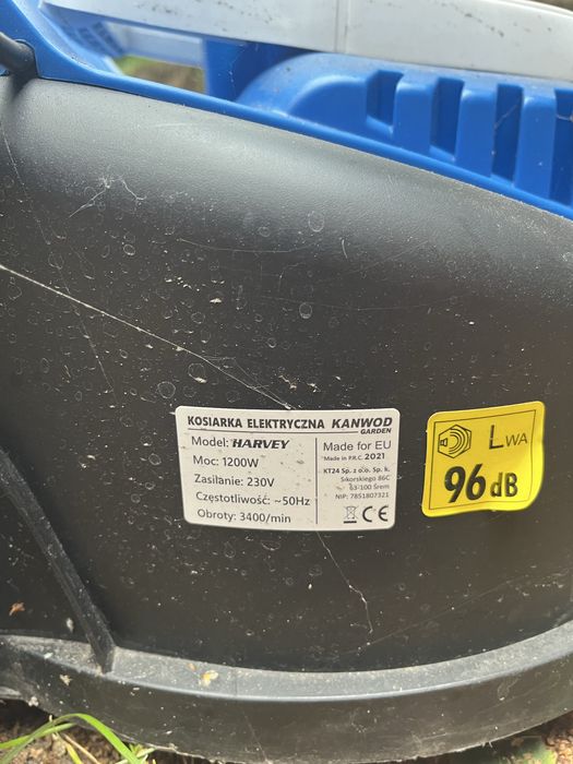 Kosiarka elektryczna Kanwod Harvey 1200W