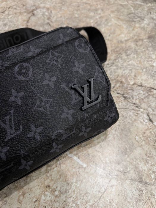 Сумка чоловіча Louis Vuitton, LV, луи витон, луї віттон. Кроссбоди / Мессенджер / Монограмм /Мужская сумка через плече Луи Витон. Турция. Люкс якість
