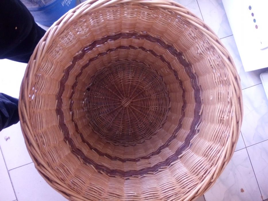 Kosz wiklinowy kosz na pranie hit duży pleciony