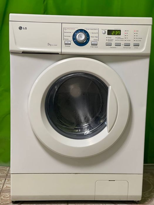 Пральна машина б/в LG 5 kg 1000 об/хвил дисплеем часу mod.WD10164NP