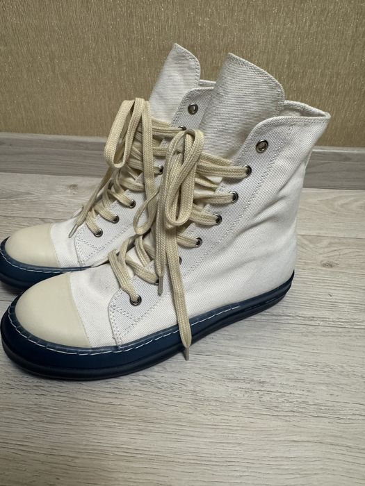 Кросівки Rick Owens Ramones High ice blue