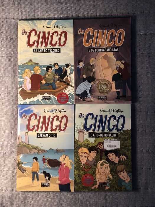 Livros da coleção "Os Cinco"