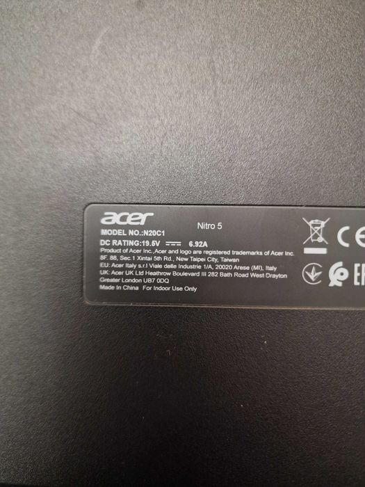 Acer nitro 5 uszkodzony