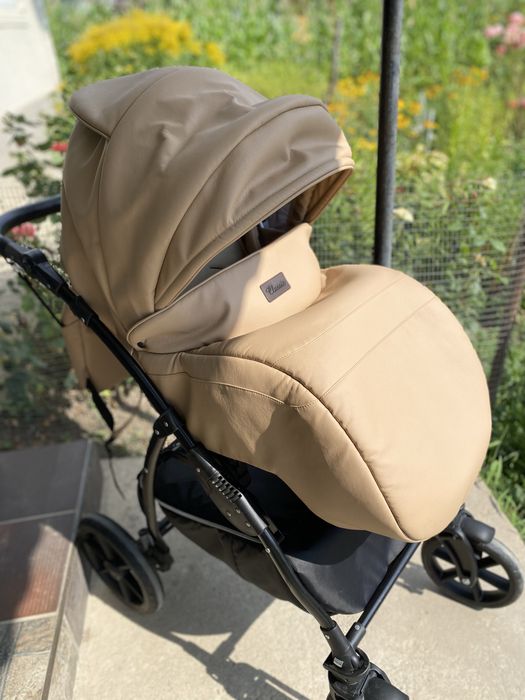 Дитяча коляска 2 в 1 Classik (Класик) Victoria Gold екошкіра