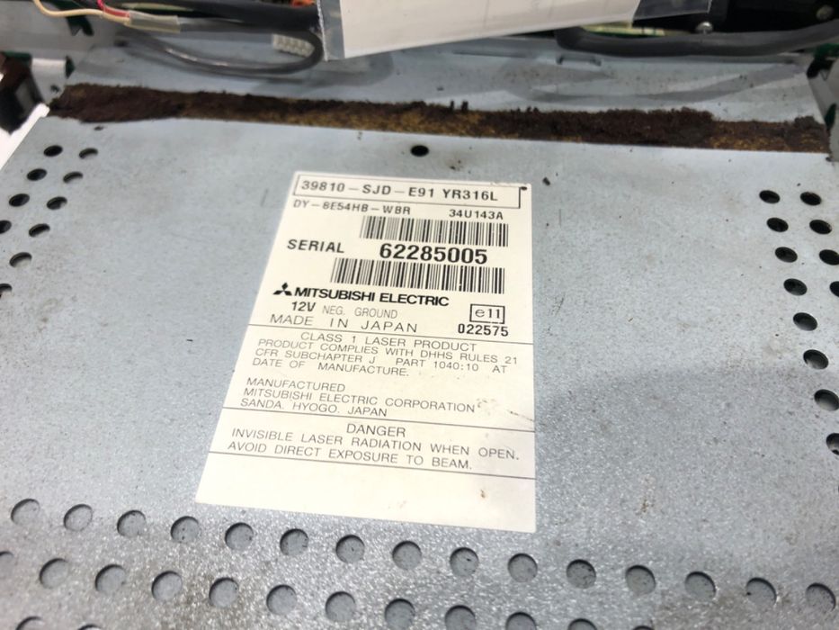 RADIO NAWIGACJA HONDA FR-V 39810-SJD-E91 ODTWARZACZ