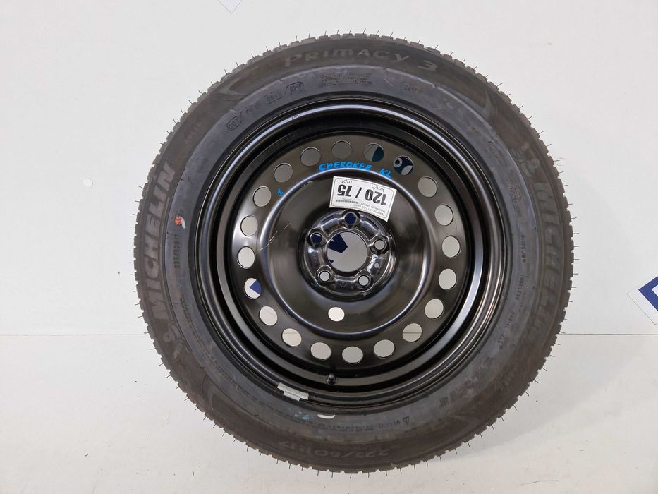 Koło zapasowe dojazdowe dojazdówka Jeep Cherokee V KL 7J ET41 17" 5x110 opona 225/60/17 Michelin Primacy 3 2015r nowa