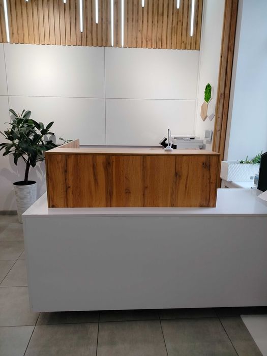 Рецепция, стойка с тумбой  Б/У