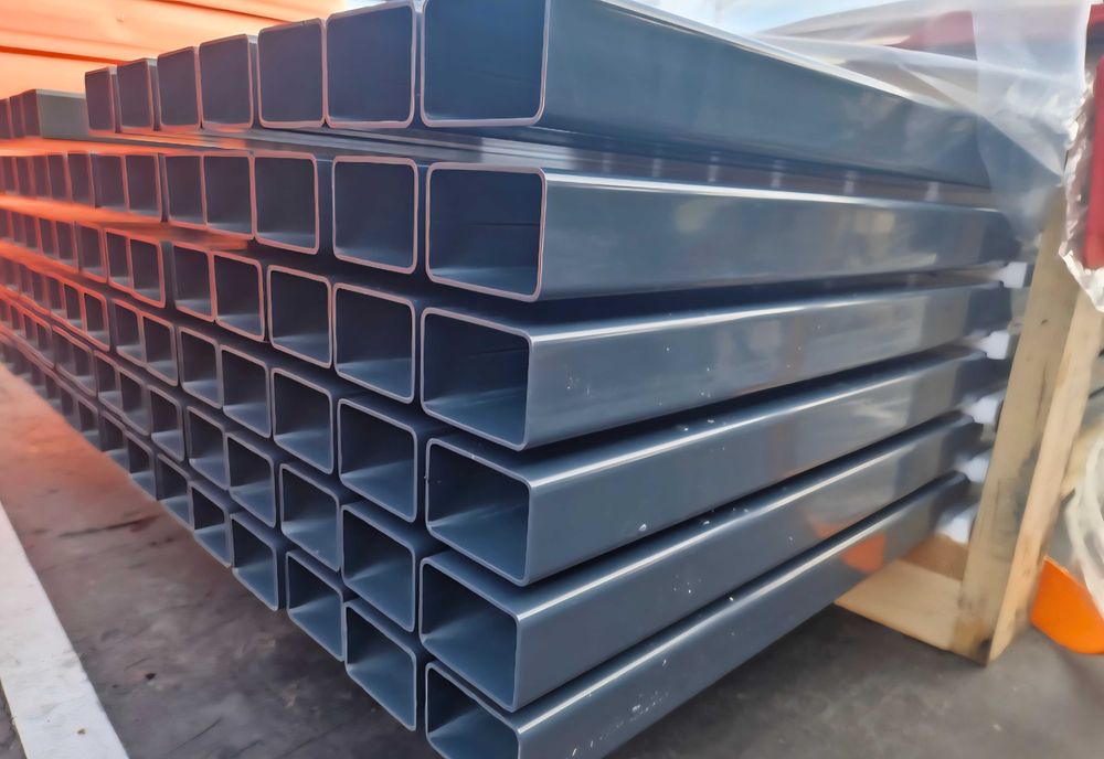 Słupki ogrodzeniowe 6x4 60x40x1,2  antracyt ral7016