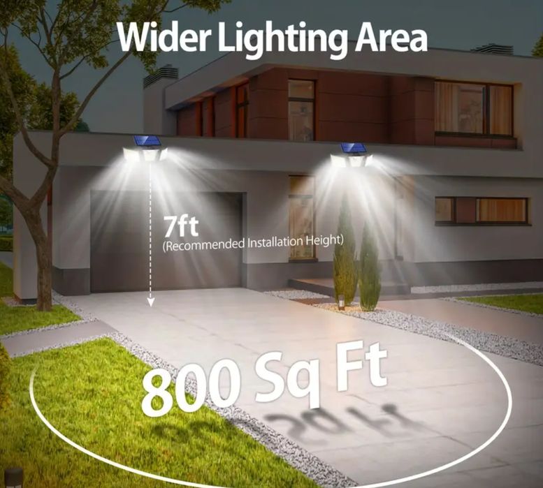 Luz  com painel solar